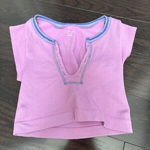 Urban Outfitters Kids Purple Tee with Blue Accents